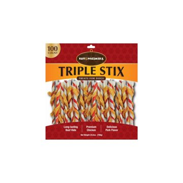 Ruff & Whiskerz Triple Stix Dog Treats, 100 ct
