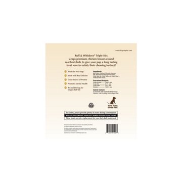 Ruff & Whiskerz Triple Stix Dog Treats, 100 ct
