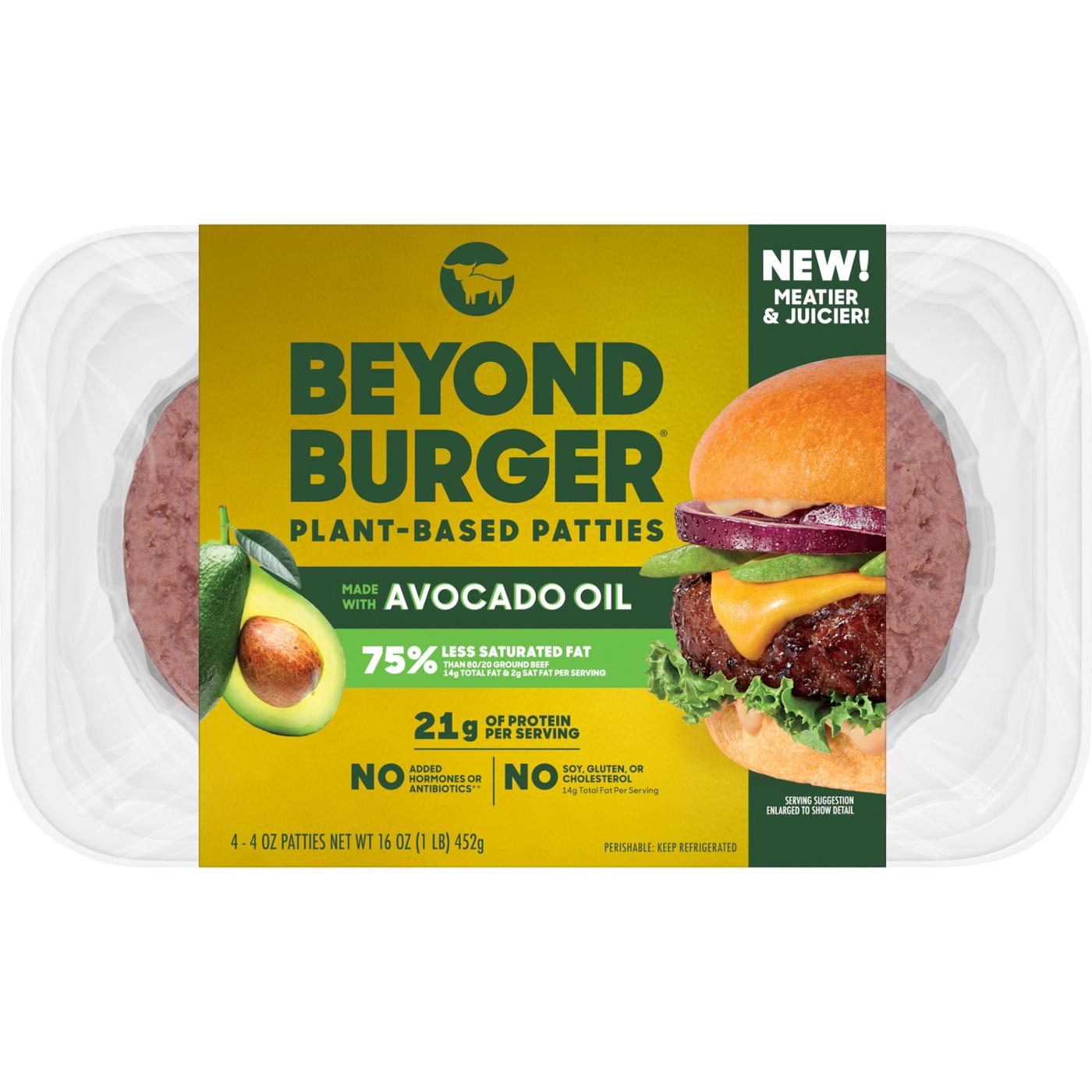 Beyond Meat Beyond Burger Plant-Based Burger Patties; image 1 of 2