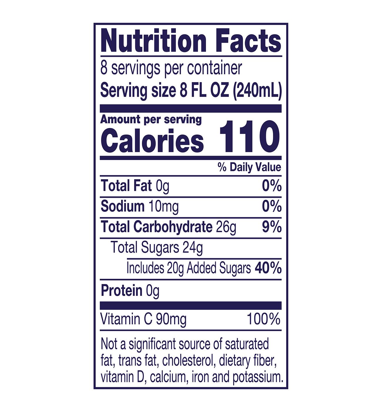 Welch's Strawberry Kiwi Juice Cocktail; image 4 of 4