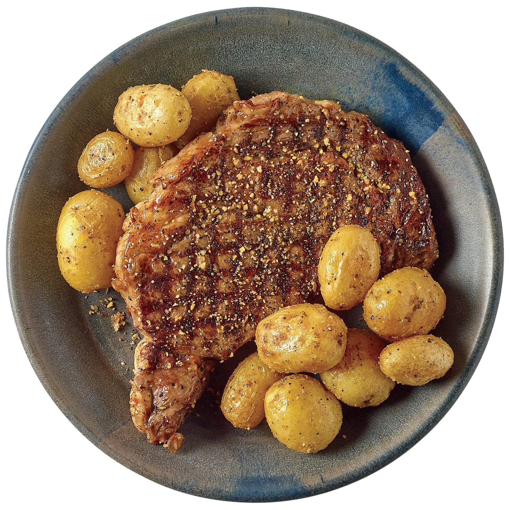 Meal Simple By H-E-B Ribeye Steak & Garlic Parmesan Potatoes - Shop ...