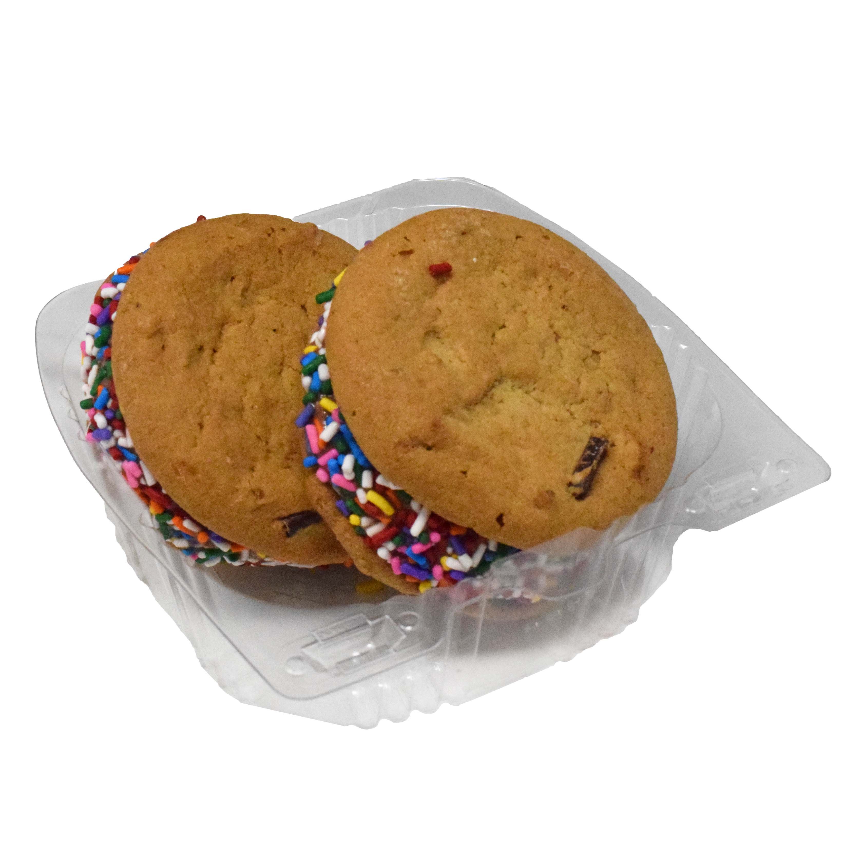 H-E-B Chocolate Chunk Cookie With Chocolate Ice Cream And Sprinkles ...