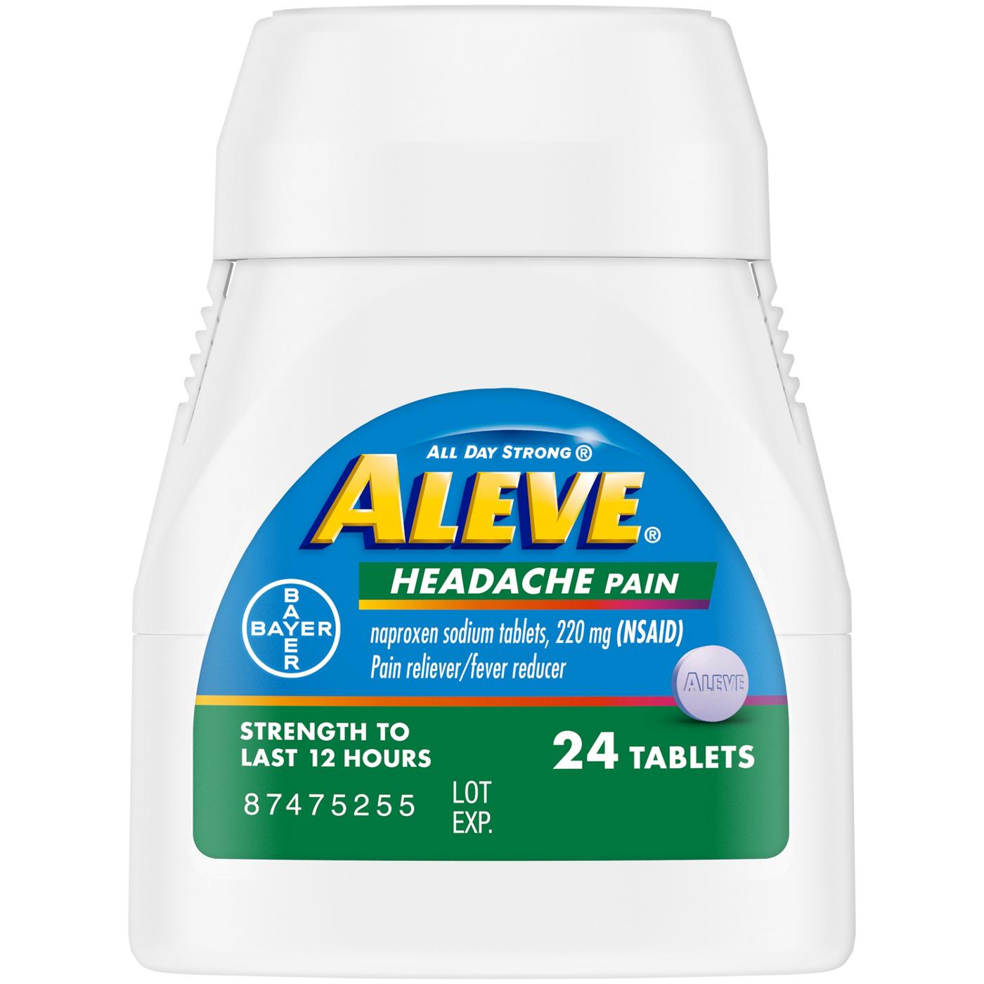 Aleve Headache Pain Tablets; image 4 of 5