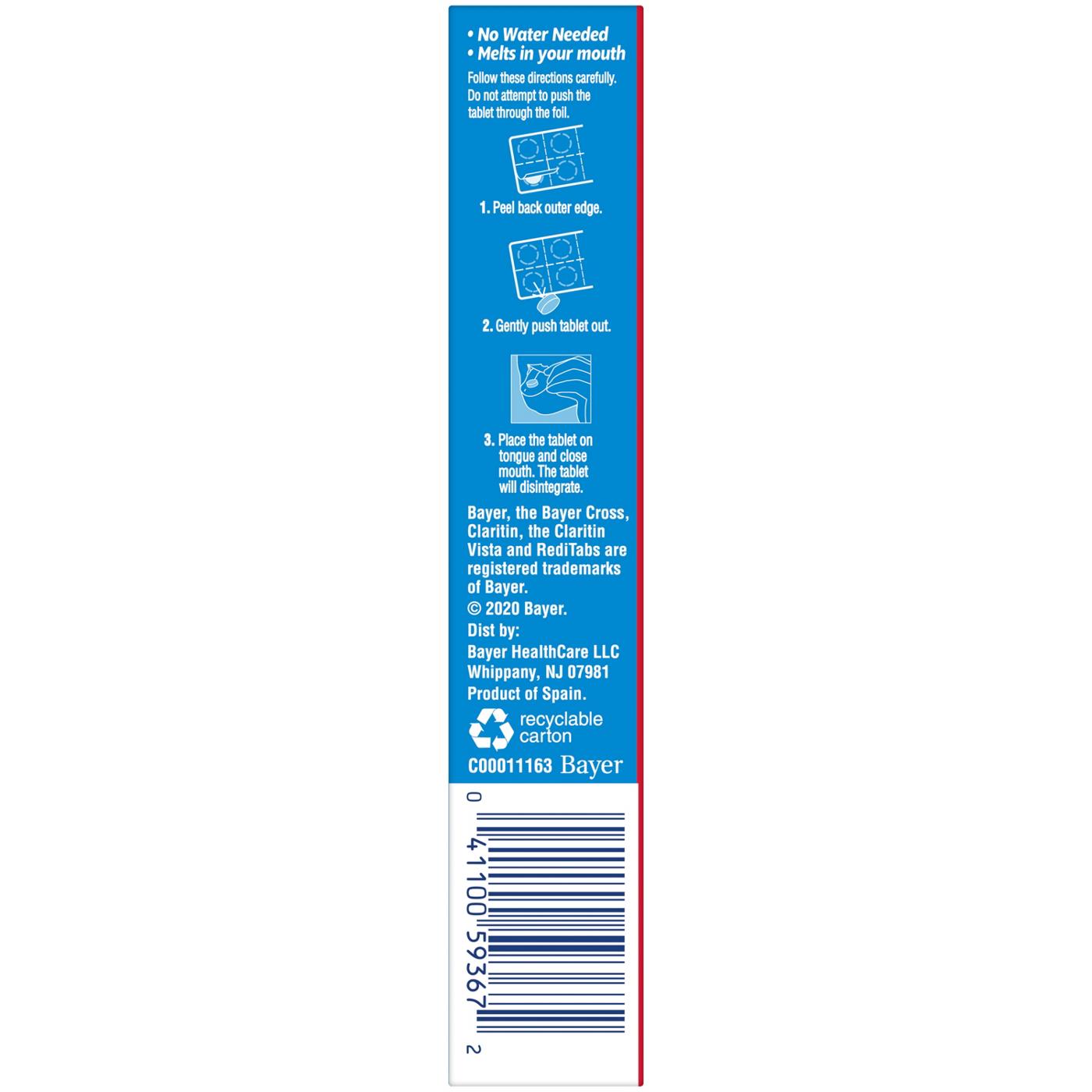 Claritin Juniors RediTabs Allergy 24 Hour Relief Tablets; image 5 of 5