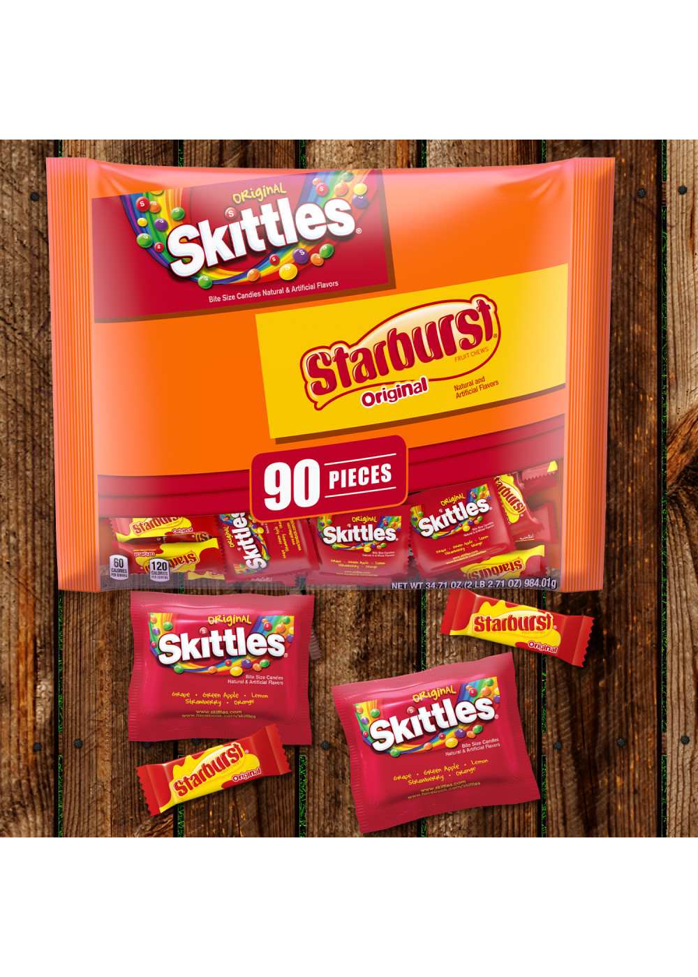 Skittles & Starburst Fun Size Candy Packs; image 6 of 9