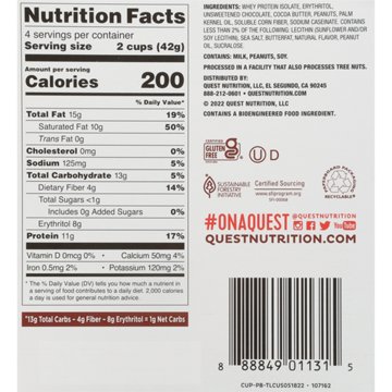 Quest 11g Protein Peanut Butter Cup Twin Packs