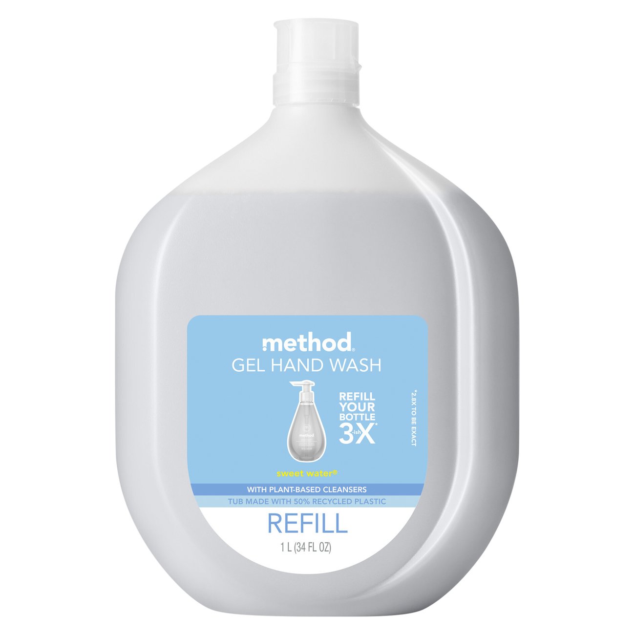 method Gel Hand Wash Refill Sweet Water Shop Hand & Bar Soap at HEB