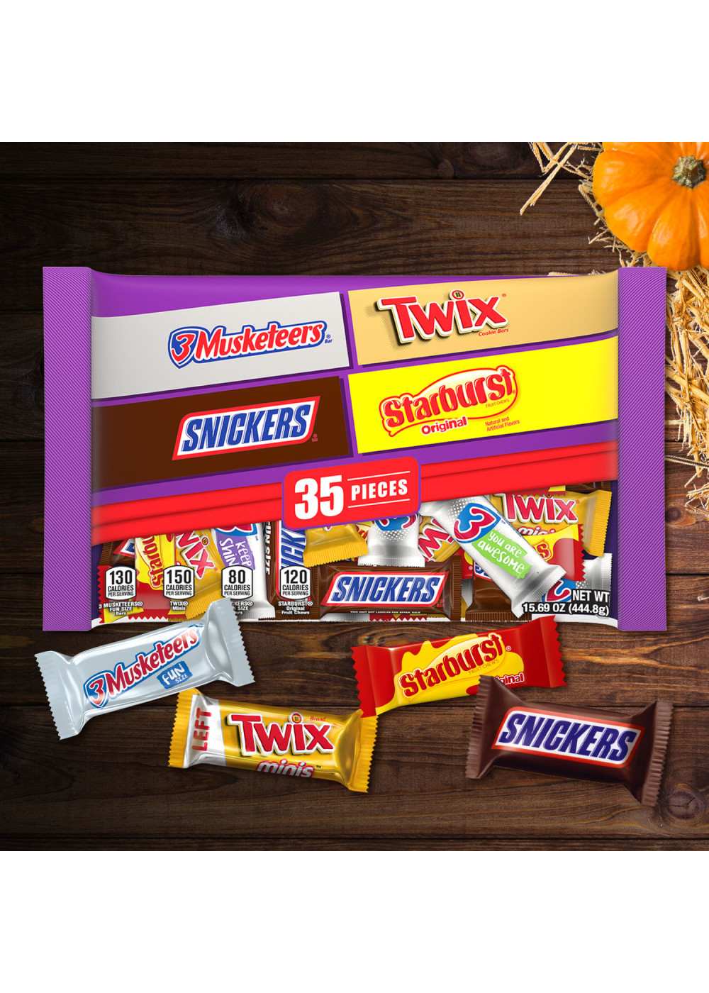 Snickers, Starburst, Twix & 3 Musketeers Assorted Fun Size Candy; image 2 of 7