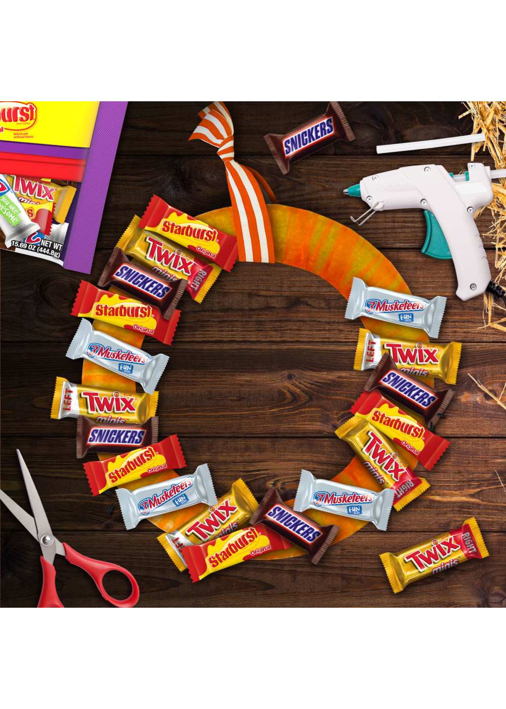 Snickers, Starburst, Twix & 3 Musketeers Assorted Fun Size Candy; image 4 of 7