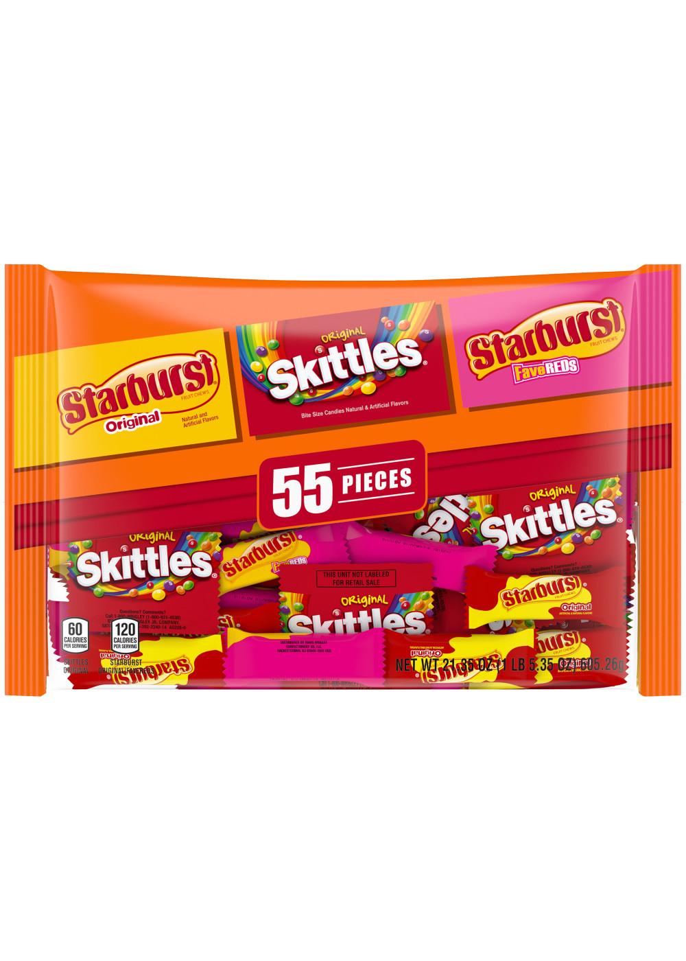 Skittles & Starburst Assorted Chewy Halloween Candy; image 1 of 7