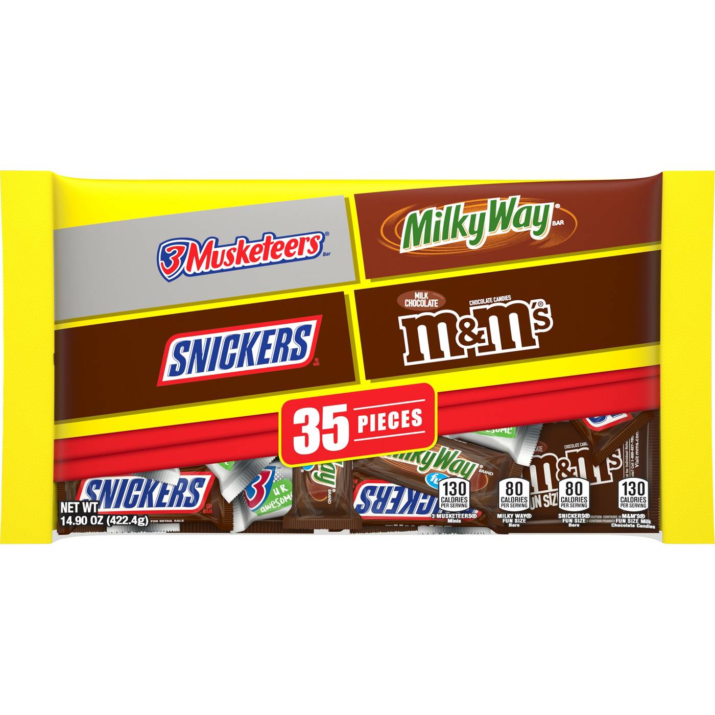 M&M'S, Snickers, Twix & Milky Way Chocolate Fun Size Candy; image 1 of 2