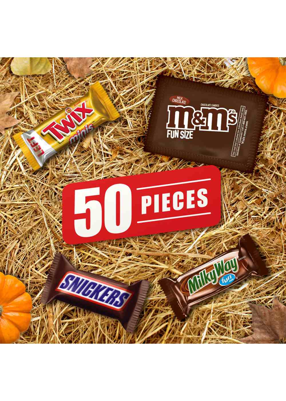 M&M'S, Snickers, Twix & Milky Way Assorted Fun Size Halloween Candy; image 3 of 7