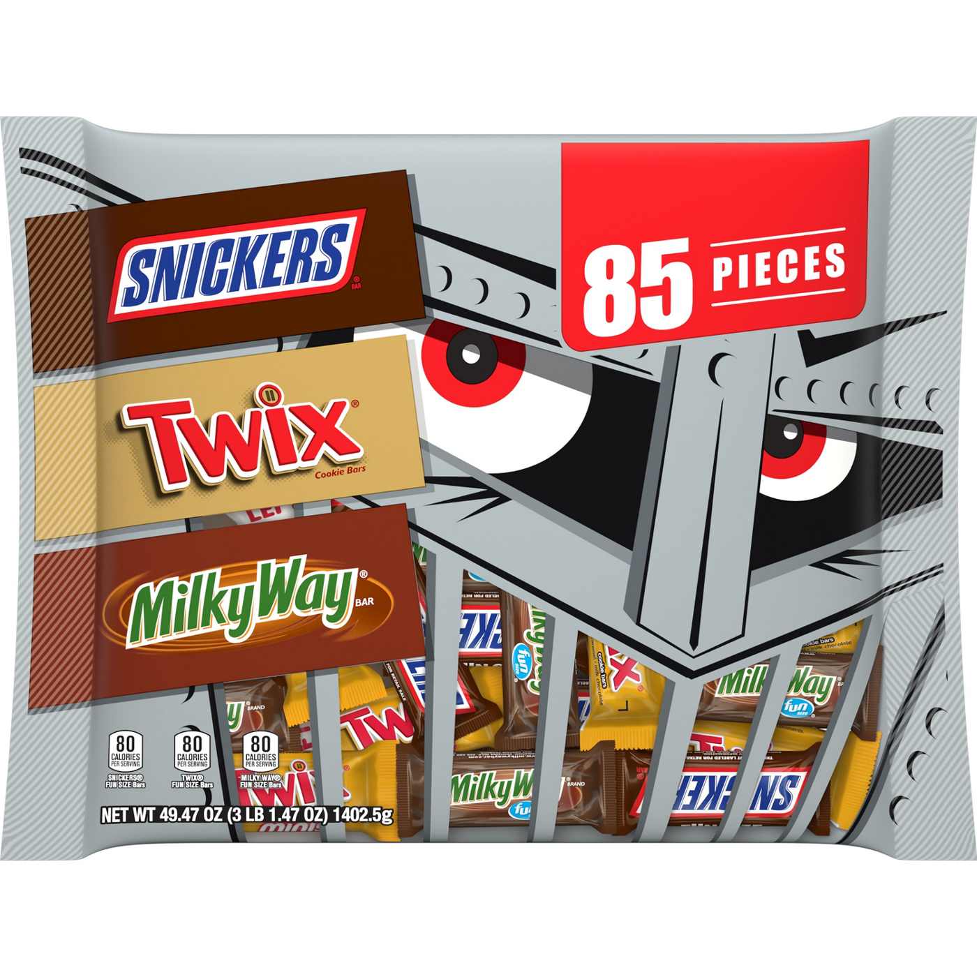 Snickers, Twix & Milky Way Assoted Fun Size Halloween Candy Bars; image 1 of 7