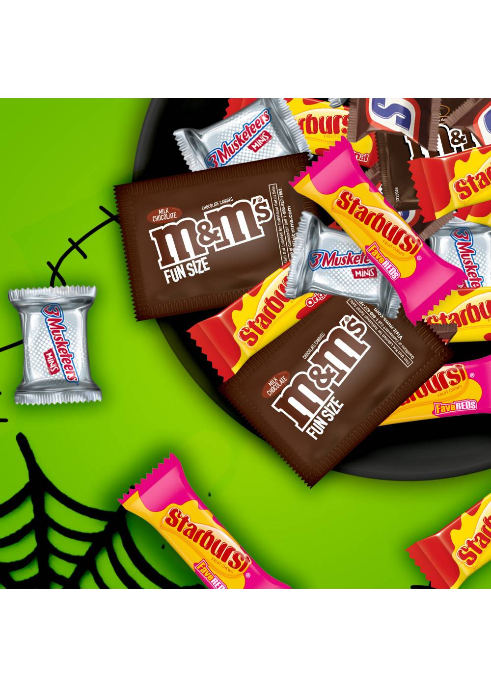 M&M'S Mad Scientist Mix Chocolate Halloween Candy - Shop Candy at H-E-B