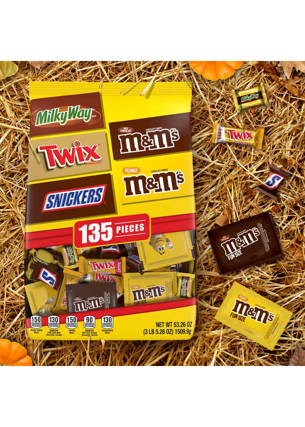 M&M's, Snickers, Twix & Milky Way Assorted Mini Chocolate Halloween Candy; image 2 of 7