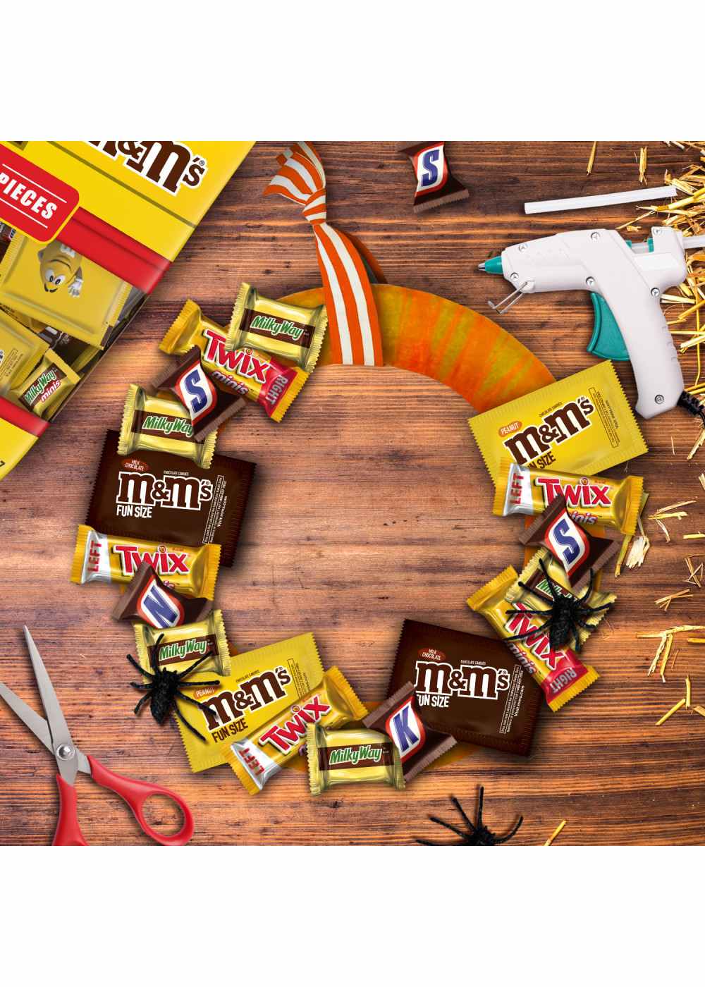 M&M's, Snickers, Twix & Milky Way Assorted Mini Chocolate Halloween Candy -  Shop Candy at H-E-B