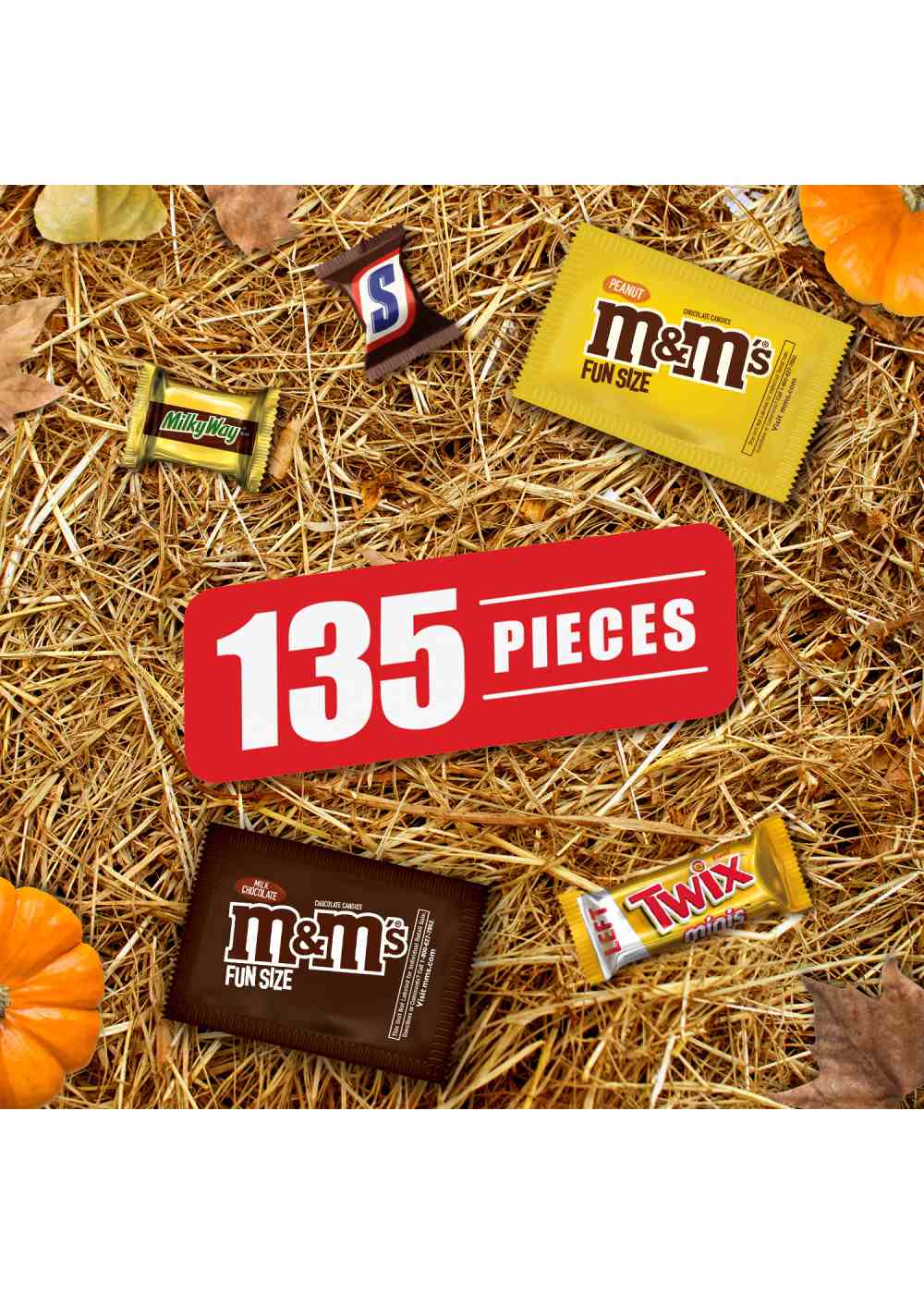 M&M's, Snickers, Twix & Milky Way Assorted Mini Chocolate Halloween Candy -  Shop Candy at H-E-B