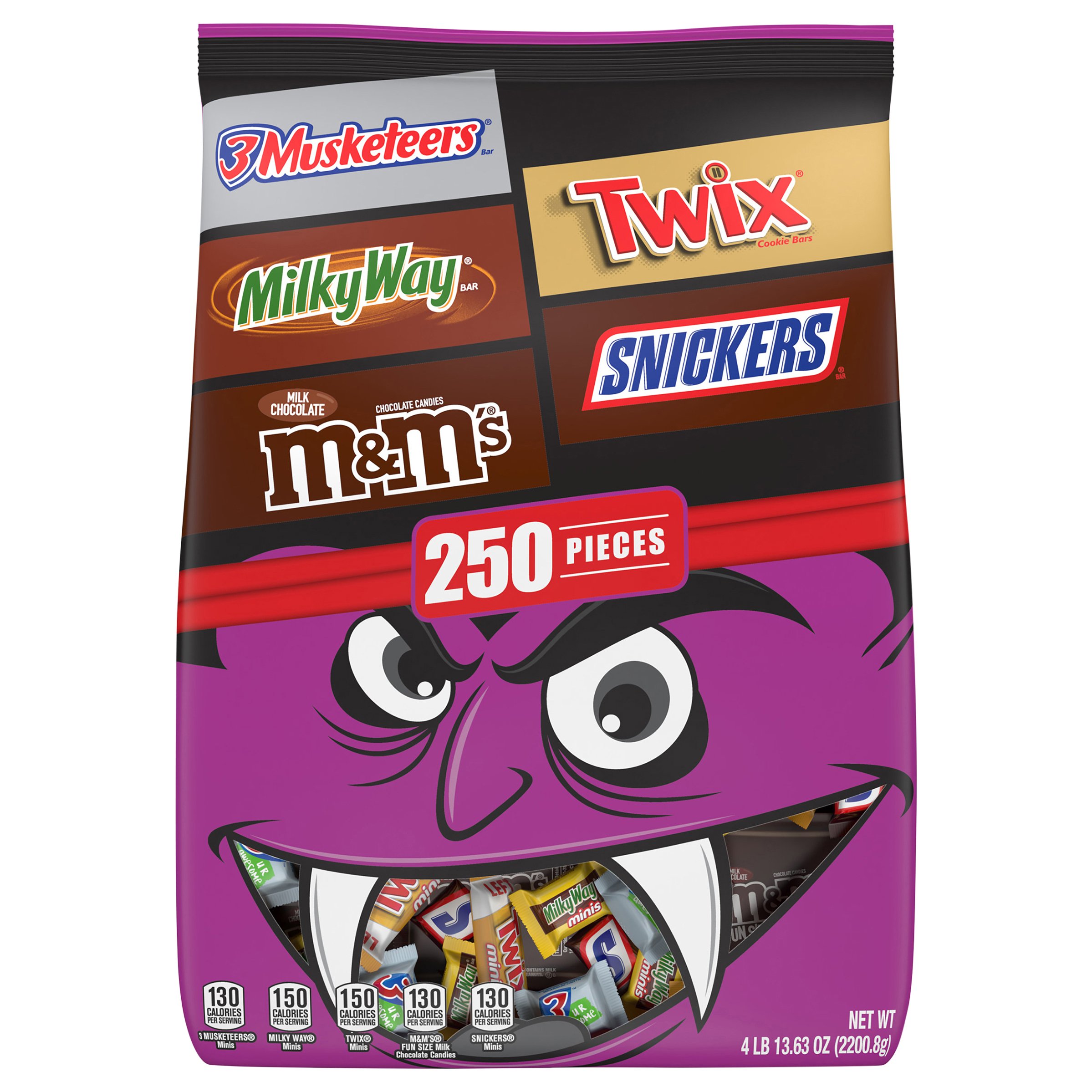 Snickers, Twix, Milky Way & 3 Musketeers Assorted Minis Chocolates Candy - Party  Size - Shop Candy at H-E-B