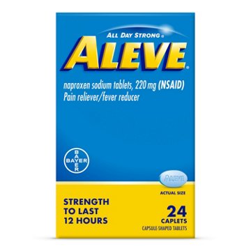 Aleve Pain & Fever Relief Naproxen 220 mg Tablets