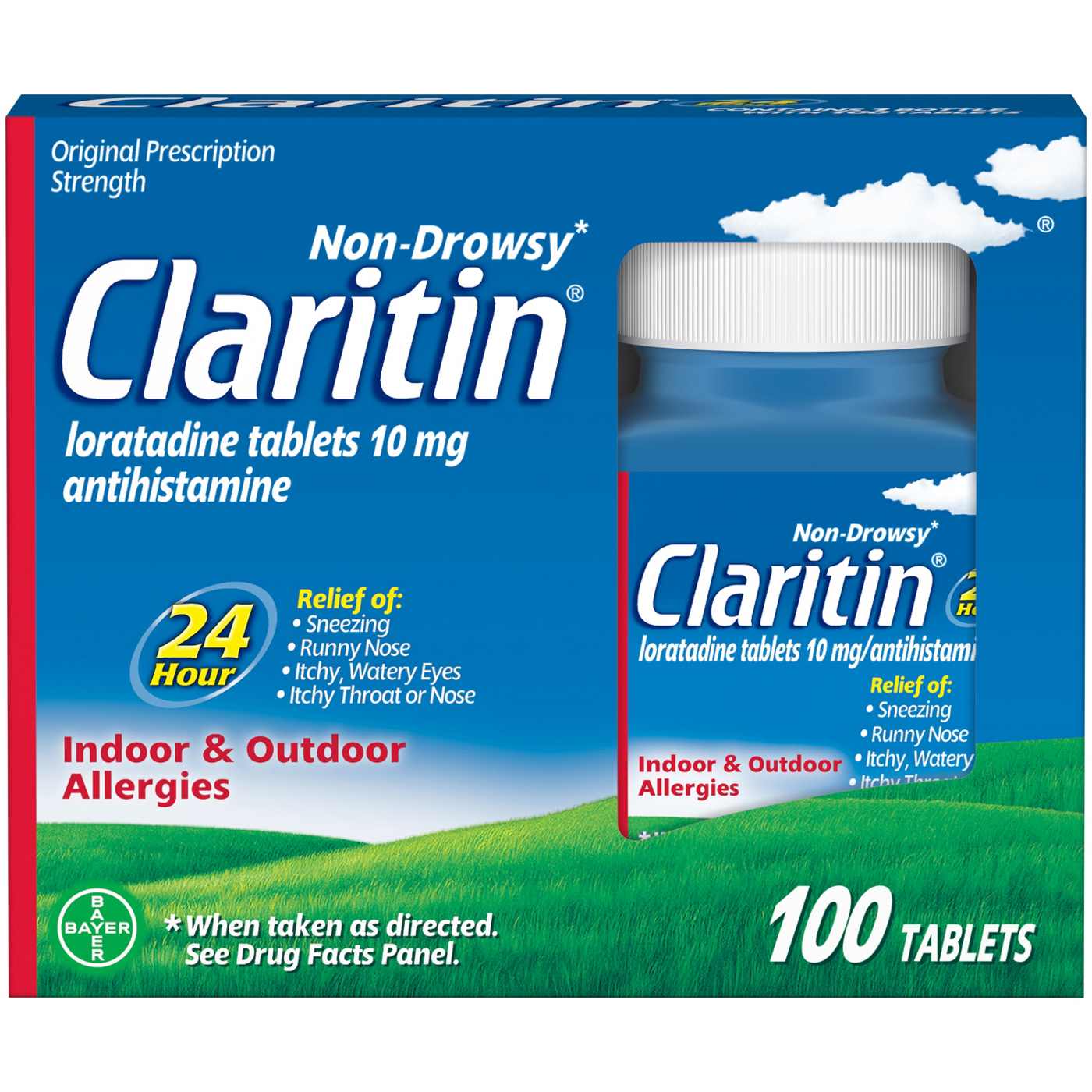 Claritin Allergy 24 Hour Relief Tablets; image 1 of 2