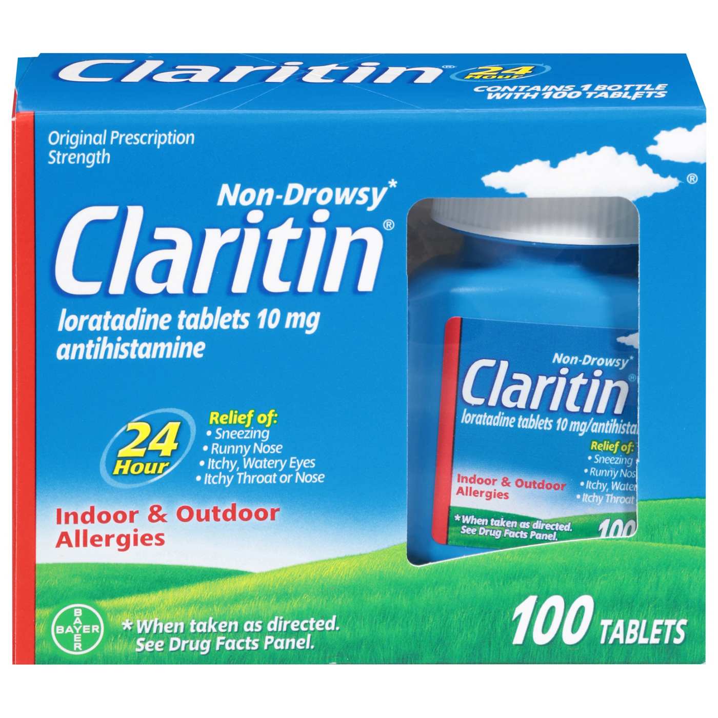 Claritin Allergy 24 Hour Relief Tablets; image 1 of 2
