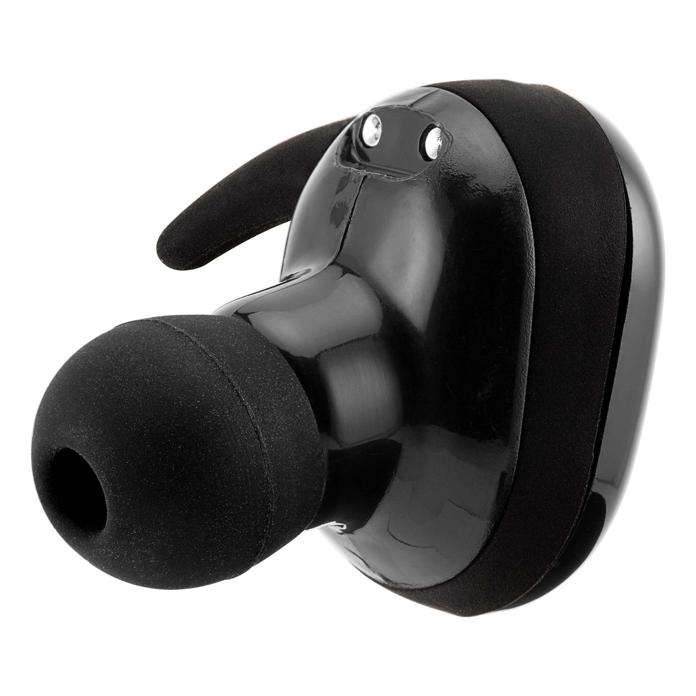 Coby Black True Wireless Earbuds with Charging Case