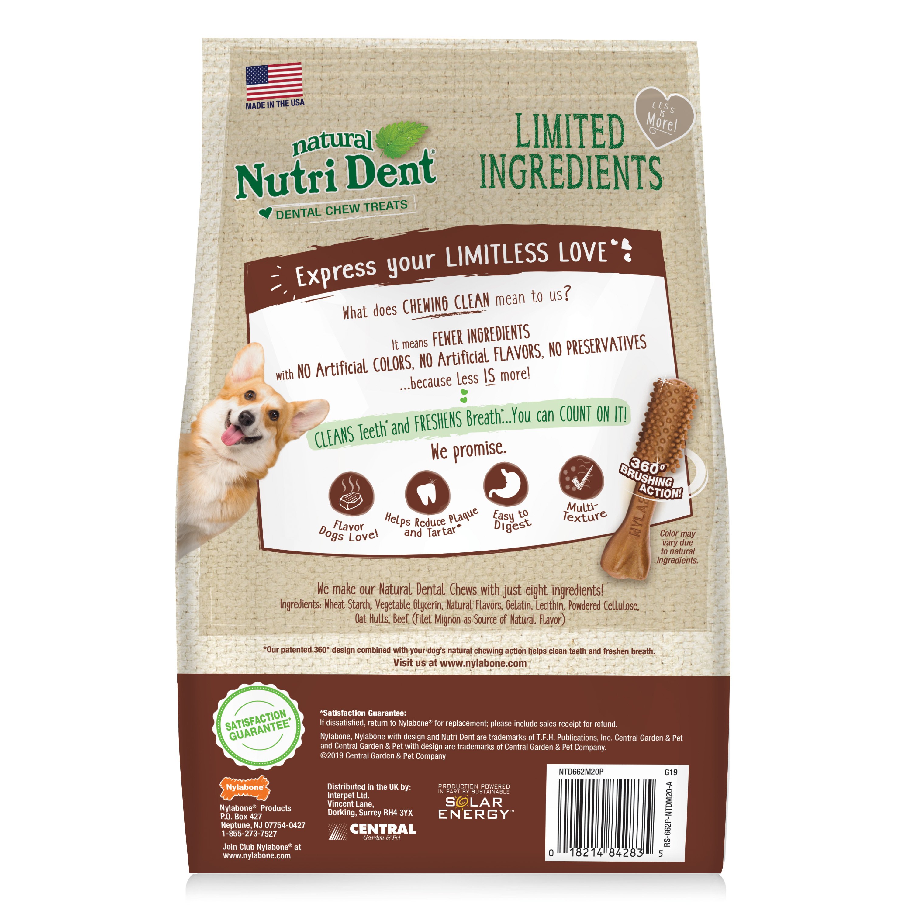 Nylabone nutri dent on sale filet mignon medium