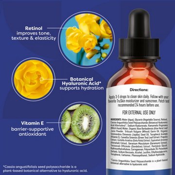 Truskin Retinol Anti-Aging Face Serum with Hyaluronic Acid