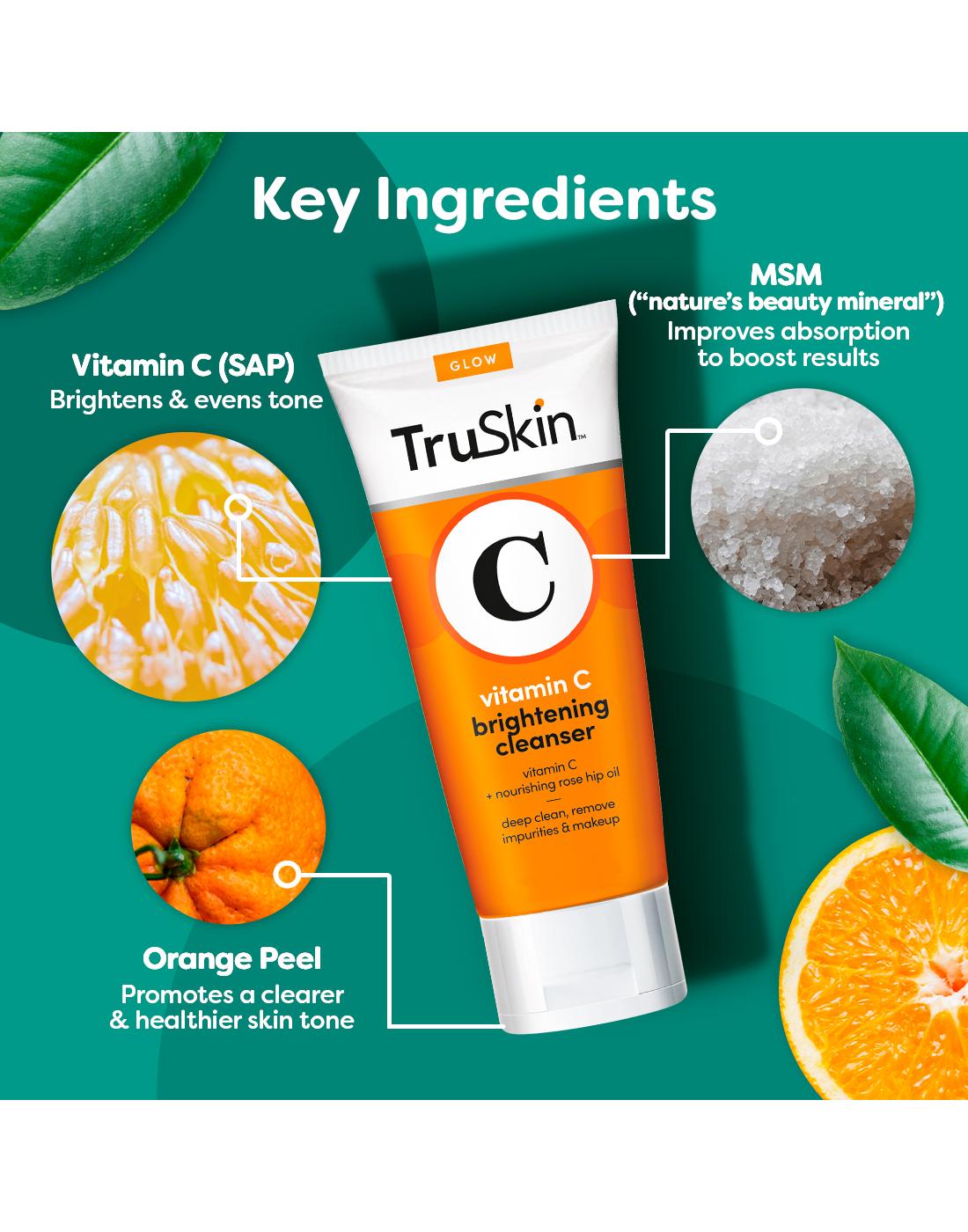 TruSkin Vitamin C Brightening Cleanser; image 3 of 6