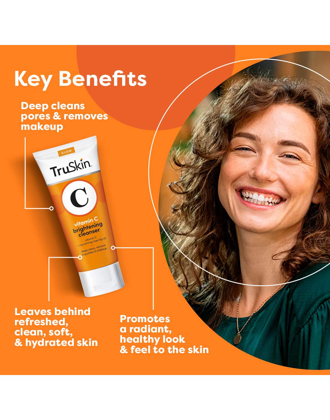 TruSkin Vitamin C Brightening Cleanser - Shop Facial cleansers & scrubs ...