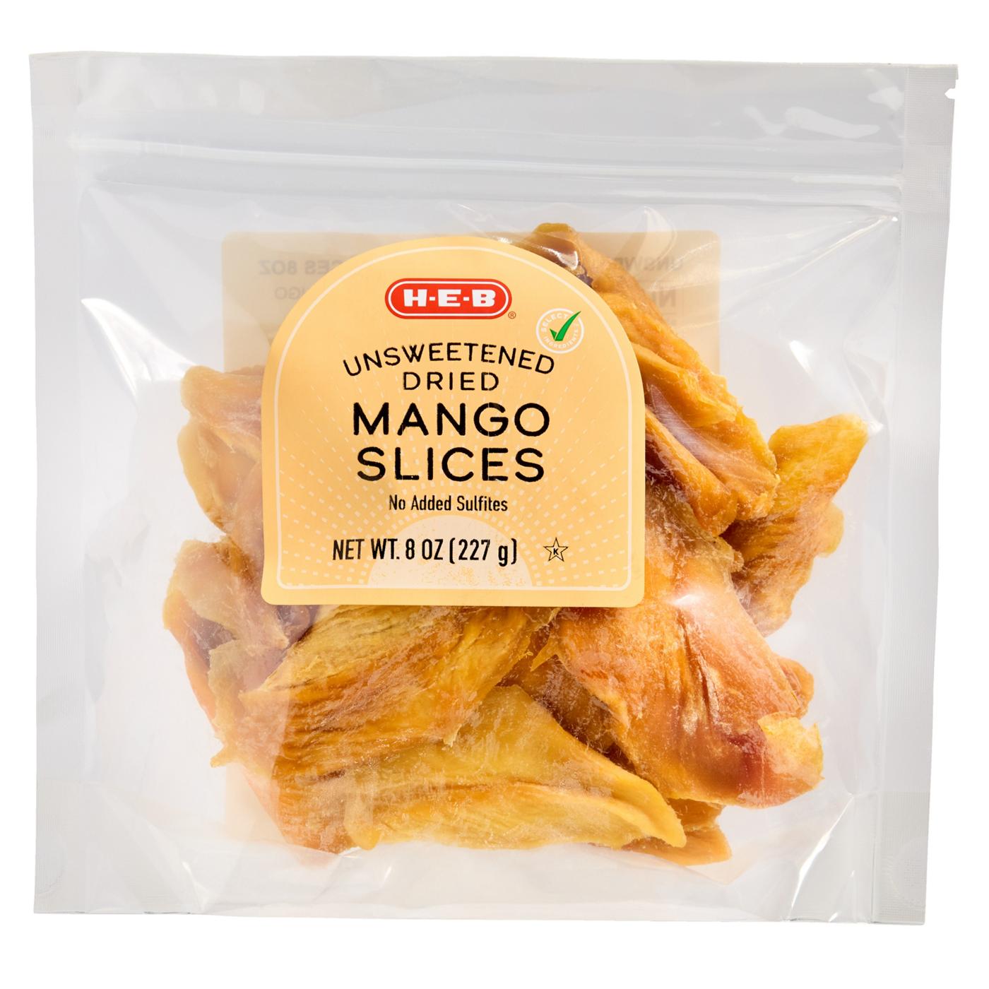 H-E-B Mango Slices No Sugar Added; image 1 of 2