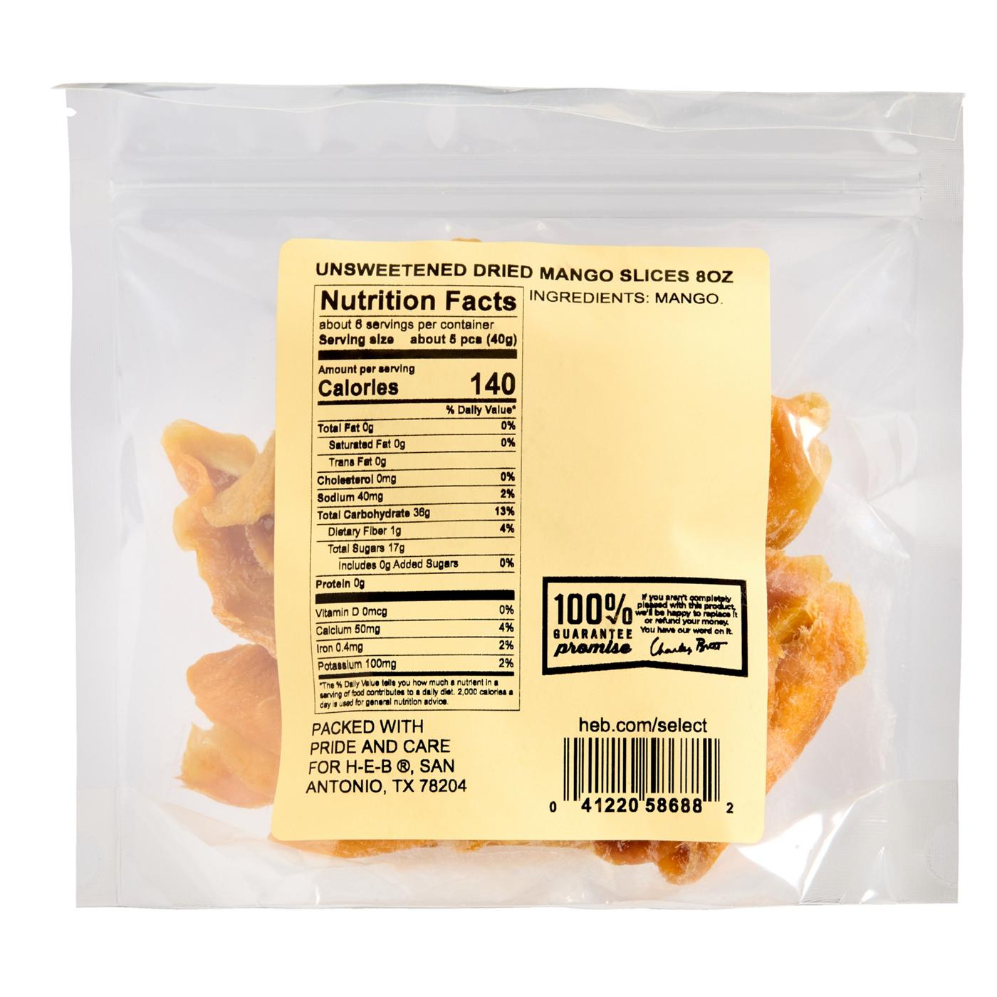 H-E-B Mango Slices No Sugar Added; image 2 of 2