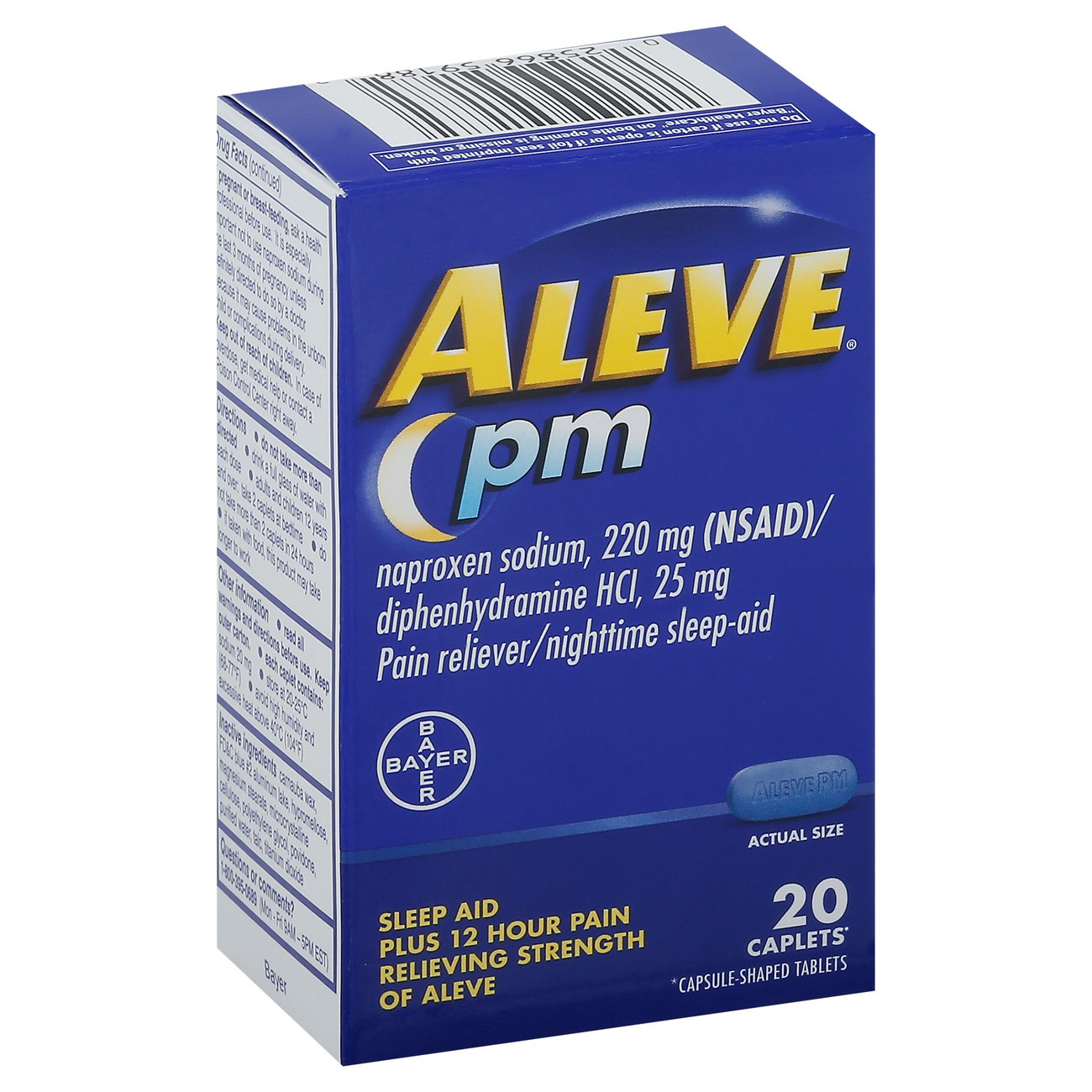 Aleve PM Naproxem 220mg Caplets - Shop Medicines & Treatments At H-E-B