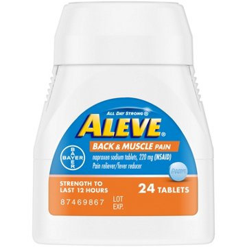 Aleve Back & Muscle Pain Naproxen 220mg Tablets