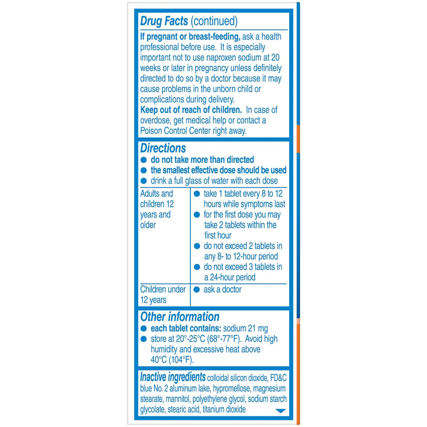 Aleve Back & Muscle Pain Naproxen 220mg Tablets; image 5 of 6