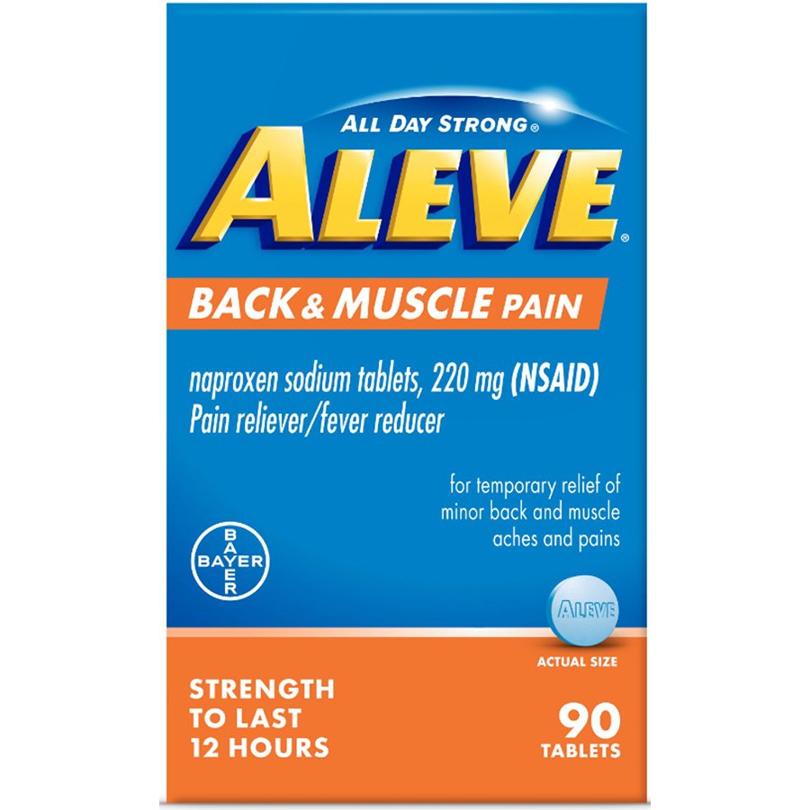 Aleve Back & Muscle Pain Naproxen 220mg Tablets Shop Pain relievers