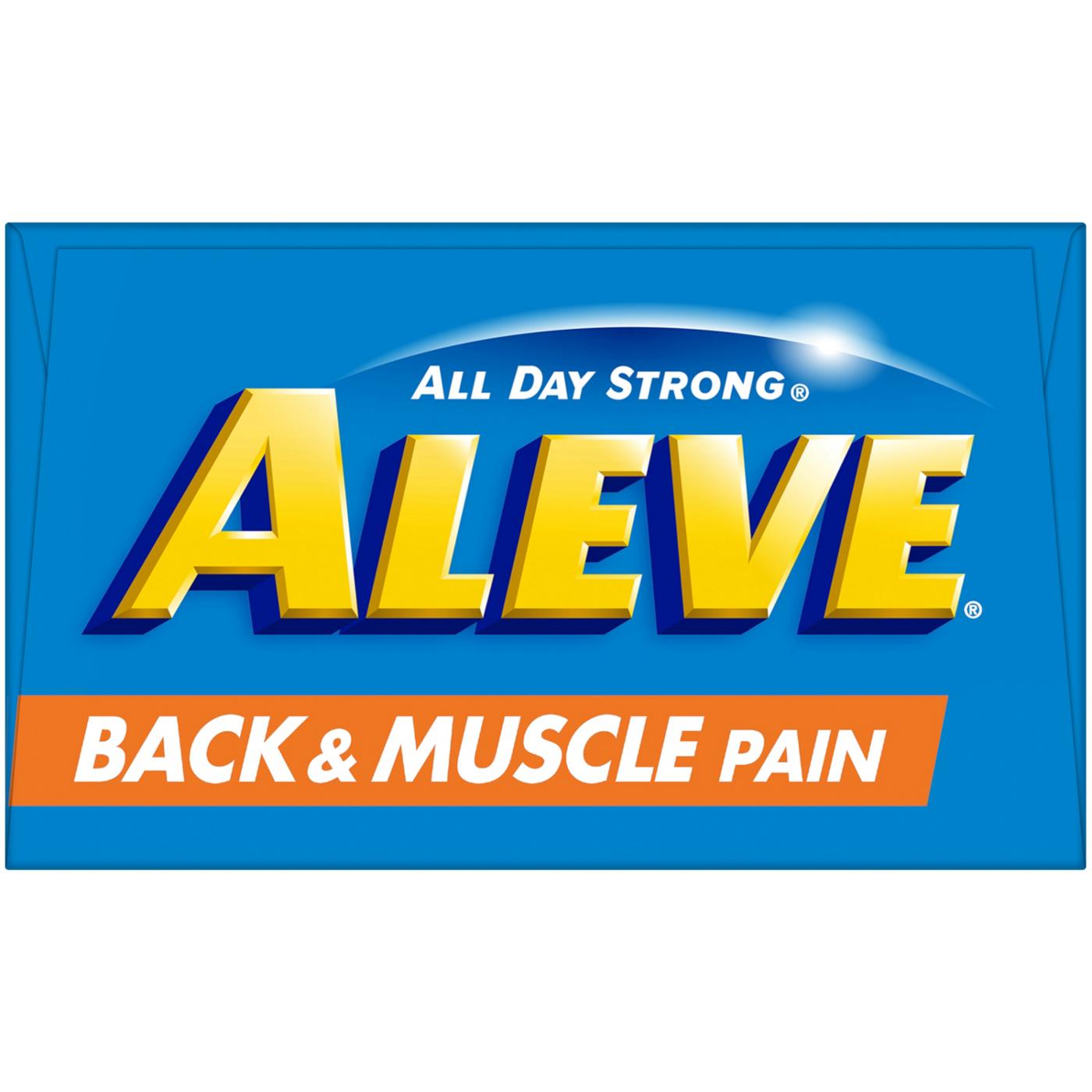 Aleve Back & Muscle Pain Naproxen 220mg Tablets; image 4 of 7