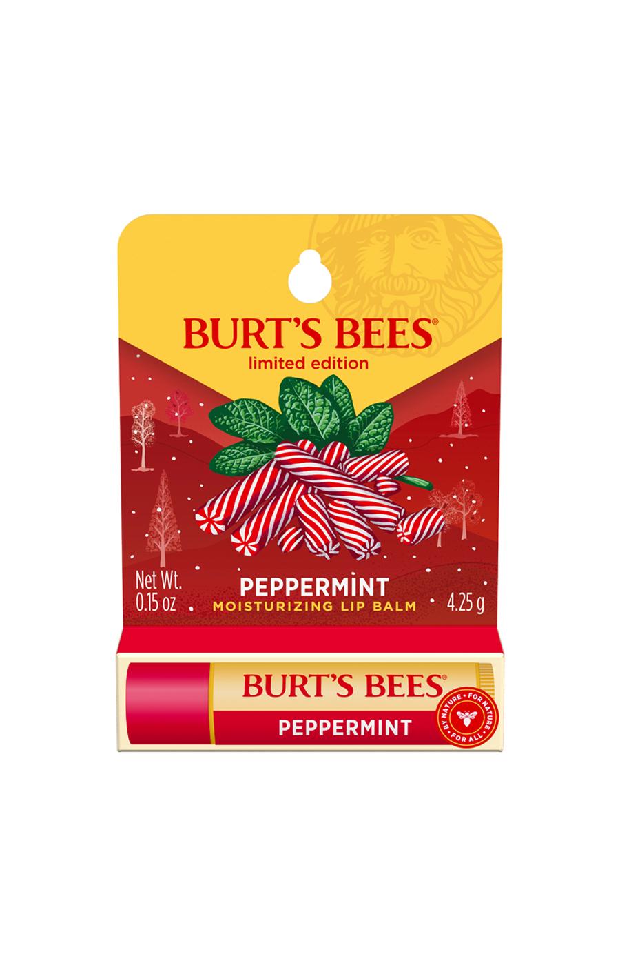 Burt's Bees Moisturizing Lip Balm Peppermint; image 1 of 2