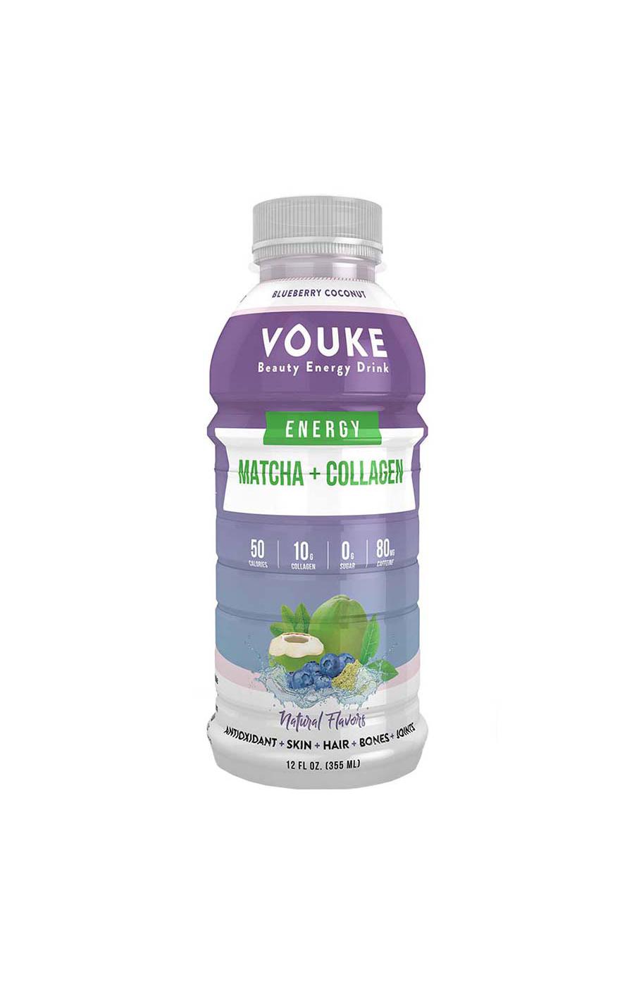 Vouke Matcha + Collagen Energy Drink - Blueberry Coconut; image 1 of 4