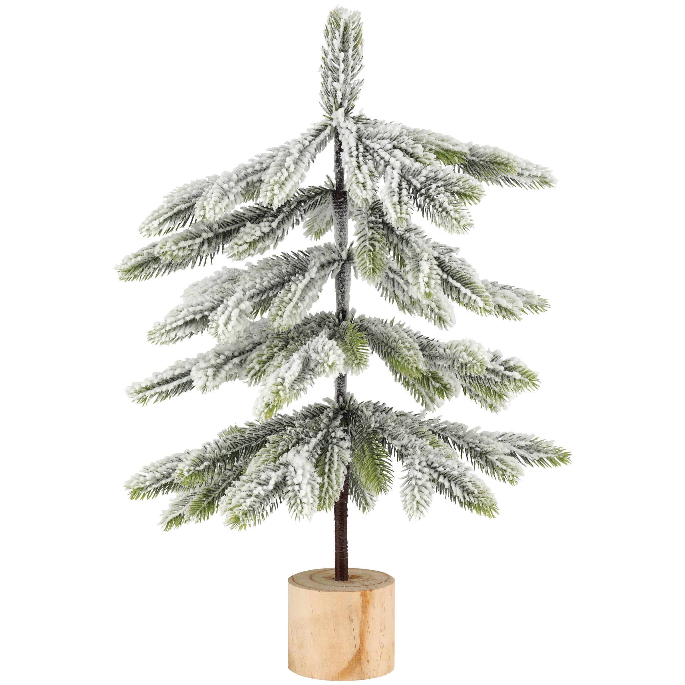 Destination Holiday Flocked Mini Tree Holiday Table Decor Shop