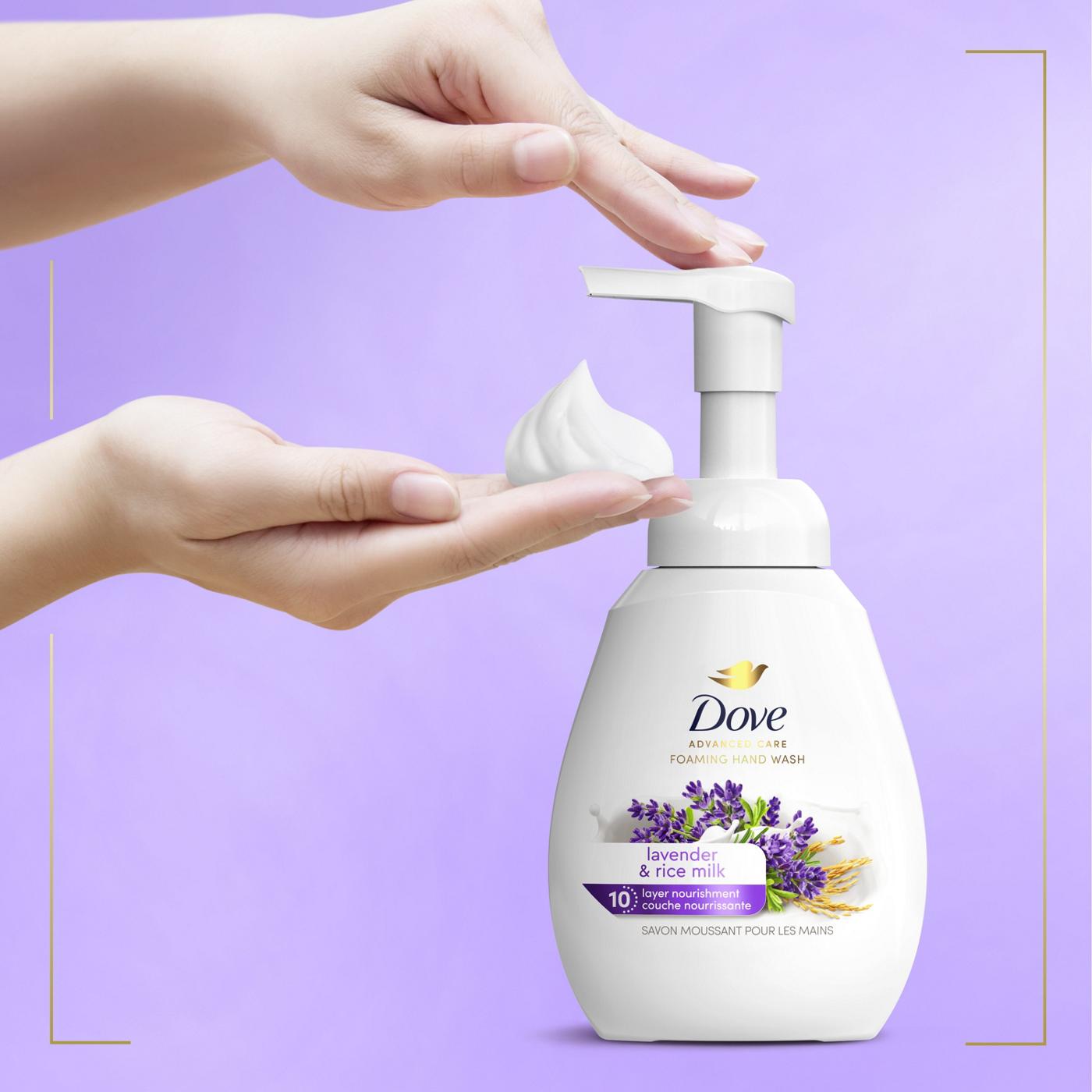 Dove Lavender & Rice Milk Protects Skin from Dryness; image 4 of 10