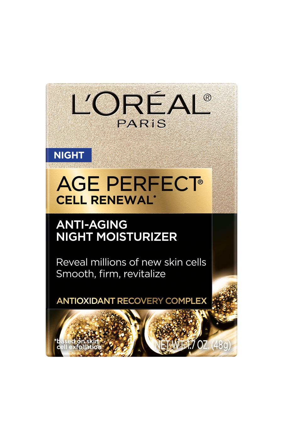 L'Oréal Paris Age Perfect Cell Renewal Anti-Aging Night Moisturizer; image 1 of 5