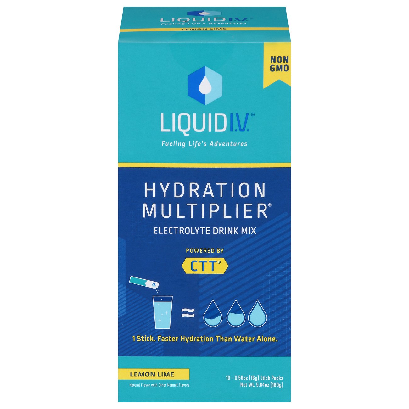 Liquid I.V. Hydration Mulitplier Drink Mix, Lemon Lime - Shop Diet