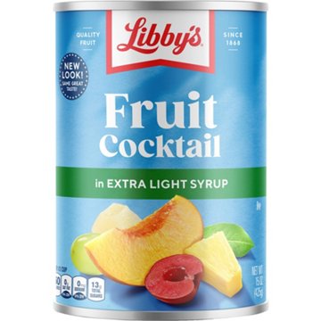 Libby's Fruit Cocktail in Extra Light Syrup, 15 oz