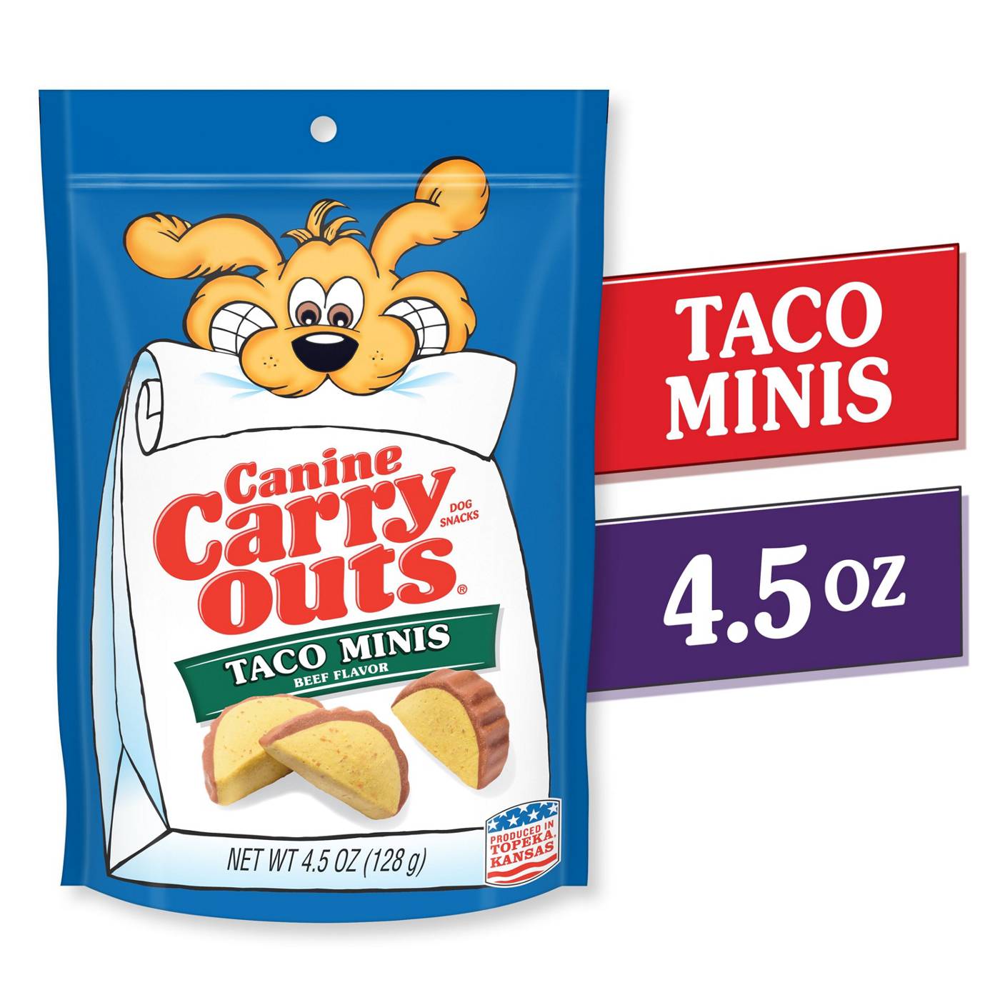 Canine Carry Outs Beef Taco Minis; image 4 of 4
