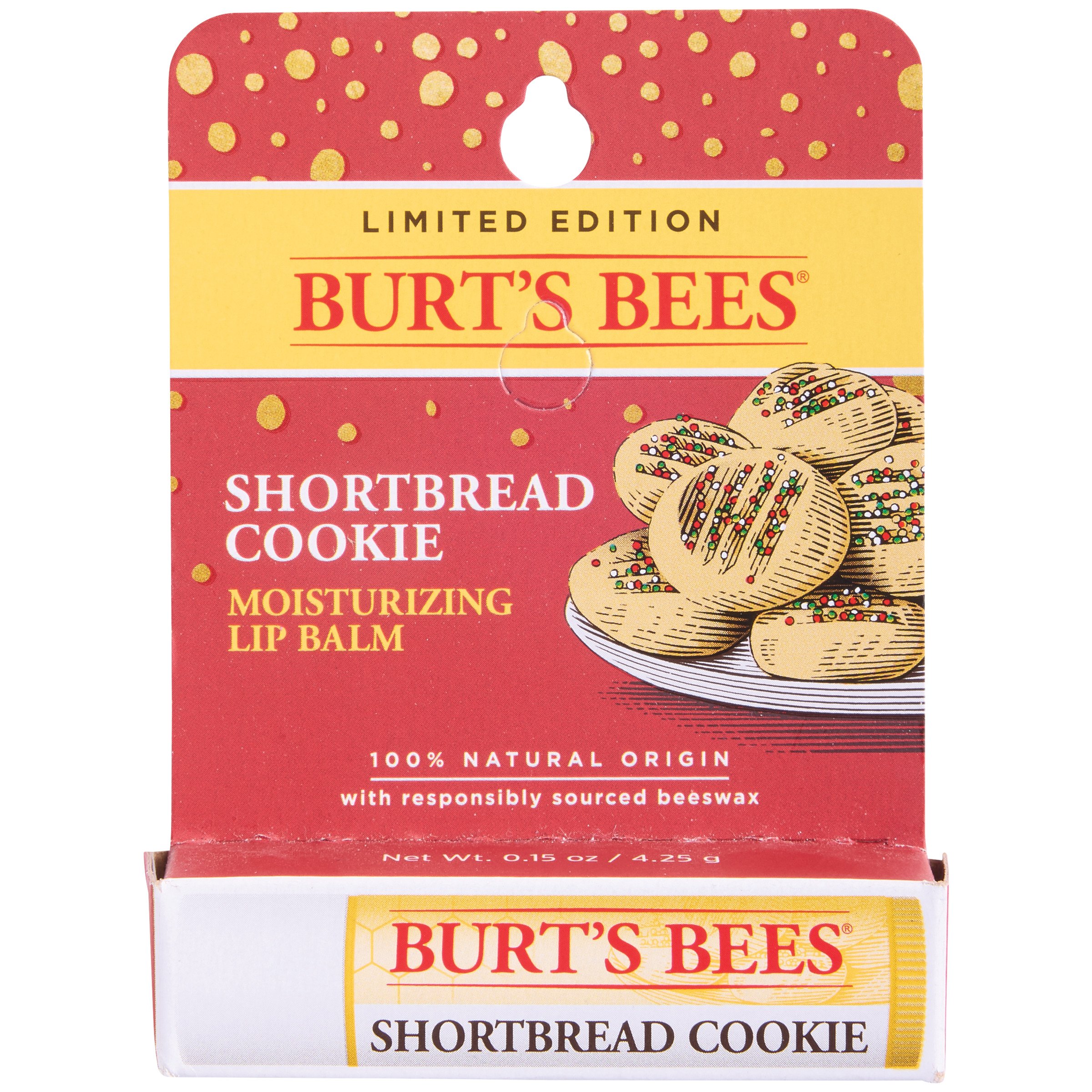 Burt's Bees Moisturizing Lip Balm Shortbread Cookie Shop Lip Balm