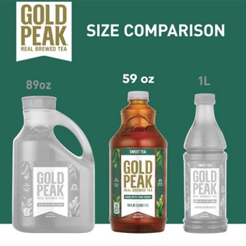 Gold Peak Sweetened Black Tea Bottle, 59 oz