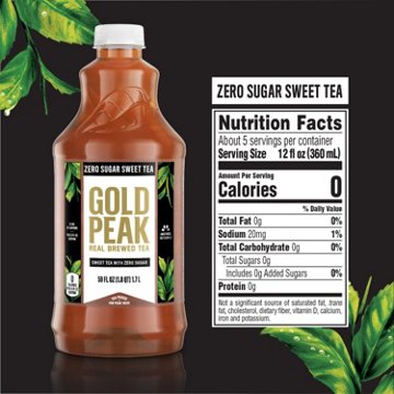 Gold Peak Zero Sugar Sweet Tea, 59 oz