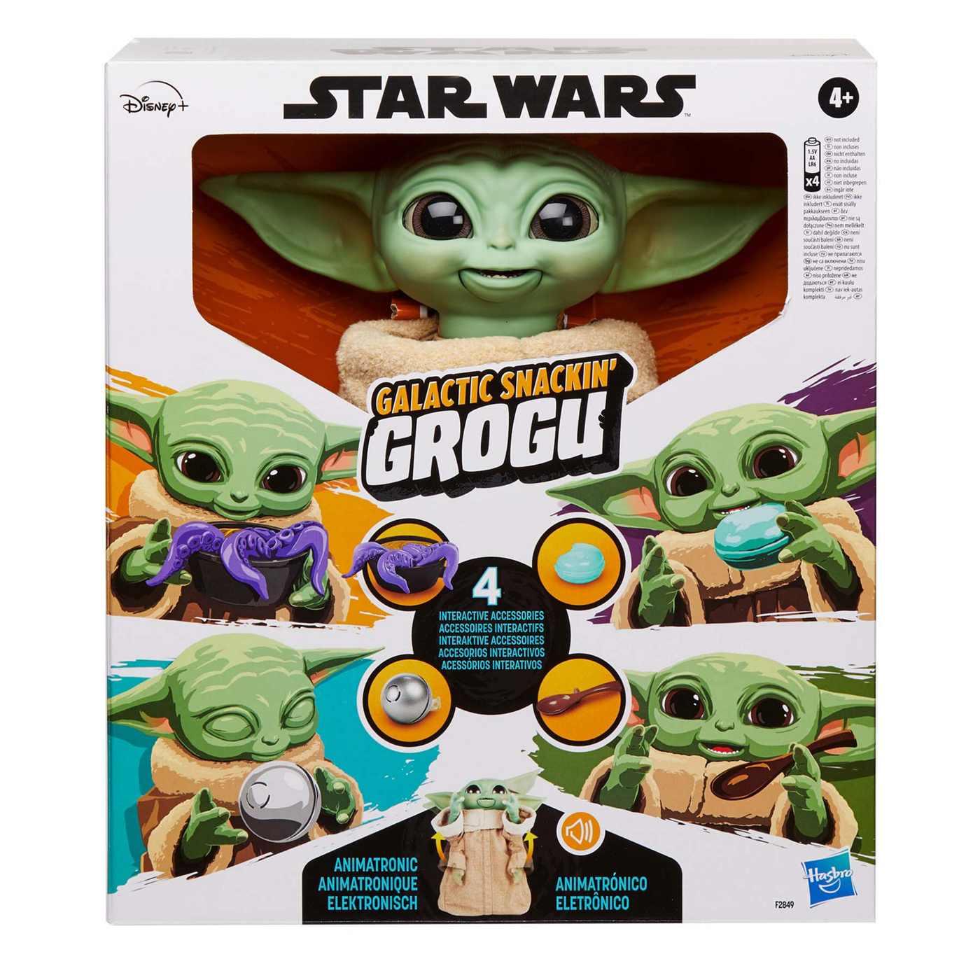 Hasbro Disney Star Wars Animatronic Galactic Snackin' Grogu; image 3 of 4