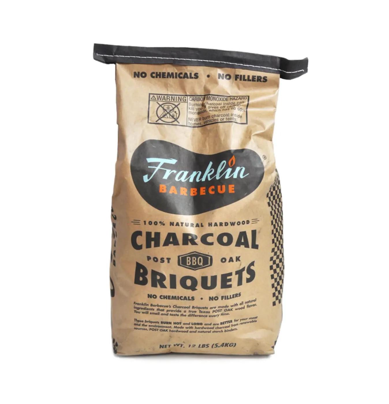 Franklin Barbecue Post Oak Charcoal Briquets; image 1 of 2